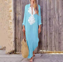 Afbeelding in Gallery-weergave laden, "Annika" Stylisches Boho-Kleid