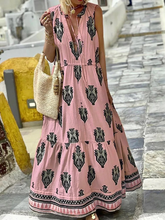 Afbeelding in Gallery-weergave laden, "Sabrina" Maxi Boho-Kleid