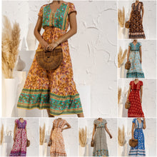 Afbeelding in Gallery-weergave laden, "Florella" Designer-Boho-Kleid