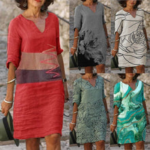 Afbeelding in Gallery-weergave laden, "Liana" Designer-Boho-Kleid