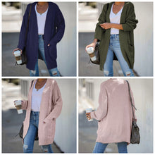 Afbeelding in Gallery-weergave laden, "Margarethe" Lockere Longstrickjacke