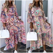Afbeelding in Gallery-weergave laden, "Deane" Boho-Maxi-Kleid