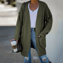 Afbeelding in Gallery-weergave laden, "Margarethe" Lockere Longstrickjacke