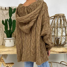Afbeelding in Gallery-weergave laden, "Olivia" Strickpullover mit Kapuze