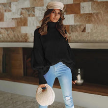 Afbeelding in Gallery-weergave laden, "Andrea" Lässiger Rollkragenpullover