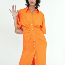 Afbeelding in Gallery-weergave laden, "Valerie" Designer-Hemdkleid