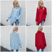 Afbeelding in Gallery-weergave laden, "Evelyn" Oversize Rollkragen-Strickpullover