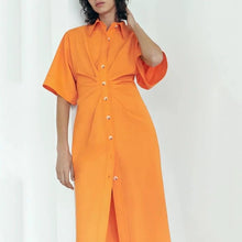 Afbeelding in Gallery-weergave laden, "Valerie" Designer-Hemdkleid