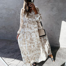 Afbeelding in Gallery-weergave laden, "Rita" Designer-Kleid mit Blumendruck