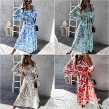 Afbeelding in Gallery-weergave laden, "Rita" Designer-Kleid mit Blumendruck