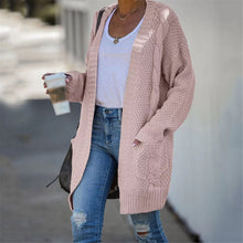 Afbeelding in Gallery-weergave laden, "Margarethe" Lockere Longstrickjacke