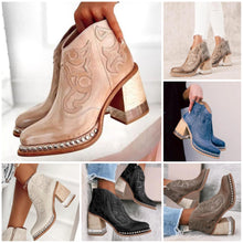 Afbeelding in Gallery-weergave laden, "Bettina" Lässige Cowboy Ankleboots