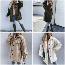 Afbeelding in Gallery-weergave laden, "Evi" Hemdjacke in Teddyfell Optik