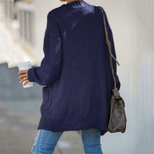 Afbeelding in Gallery-weergave laden, "Margarethe" Lockere Longstrickjacke