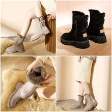 Afbeelding in Gallery-weergave laden, "Anastacia" Pattes de bottes d'hiver rembourrées