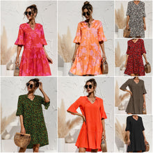 Afbeelding in Gallery-weergave laden, "Paola" Designer-Sommer-Kleid