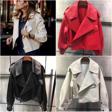 Afbeelding in Gallery-weergave laden, "Ashley" Weiche Designer-Lederjacke