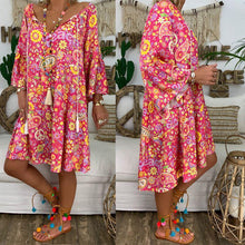Afbeelding in Gallery-weergave laden, "Sunny" Designer-Boho-Kleid