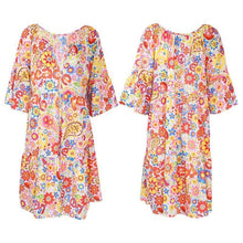 Afbeelding in Gallery-weergave laden, "Sunny" Designer-Boho-Kleid