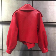 Afbeelding in Gallery-weergave laden, "Ashley" Weiche Designer-Lederjacke