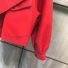 Afbeelding in Gallery-weergave laden, "Ashley" Weiche Designer-Lederjacke