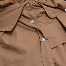 Afbeelding in Gallery-weergave laden, Asymmetrisches Hemd-Kleid