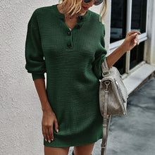 Afbeelding in Gallery-weergave laden, "Amira" Kniefreies Strickkleid