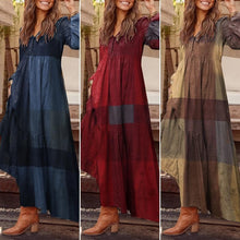 Afbeelding in Gallery-weergave laden, "Mia" Boho Maxi-Kleid