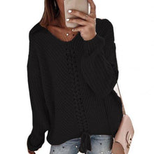 Afbeelding in Gallery-weergave laden, "Rosaliа" Gebreide Trui Met Facings