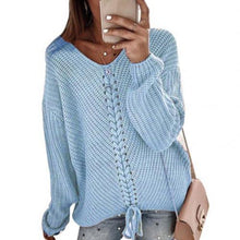 Afbeelding in Gallery-weergave laden, "Rosaliа" Gebreide Trui Met Facings