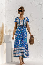 Afbeelding in Gallery-weergave laden, "Florella" Designer-Boho-Kleid