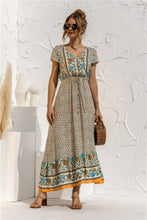 Afbeelding in Gallery-weergave laden, "Florella" Designer-Boho-Kleid