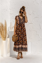 Afbeelding in Gallery-weergave laden, "Florella" Designer-Boho-Kleid