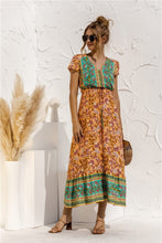 Afbeelding in Gallery-weergave laden, "Florella" Designer-Boho-Kleid