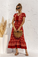 Afbeelding in Gallery-weergave laden, "Florella" Designer-Boho-Kleid