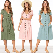Afbeelding in Gallery-weergave laden, "Marilyn" Elegantes Frühlings-Kleid