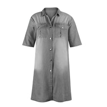 Afbeelding in Gallery-weergave laden, "Vittoria" Designer-Denim-Kleid