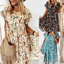 Afbeelding in Gallery-weergave laden, "Sophie" Boho-Kleid