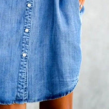 Afbeelding in Gallery-weergave laden, "Eva" Designer-Jeans-Kleid