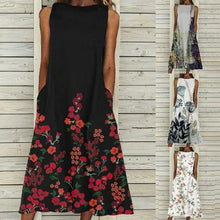 Afbeelding in Gallery-weergave laden, "Carlotta" Designer-Boho-Kleid
