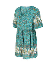Afbeelding in Gallery-weergave laden, "Paula" Designer-Boho-Kleid
