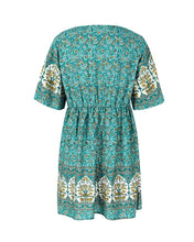 Afbeelding in Gallery-weergave laden, "Paula" Designer-Boho-Kleid