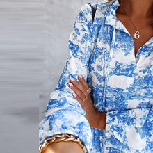 Afbeelding in Gallery-weergave laden, "Rita" Designer-Kleid mit Blumendruck