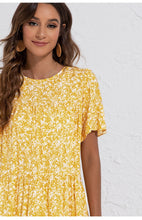 Afbeelding in Gallery-weergave laden, "Daria" Lässiges Blümchenkleid