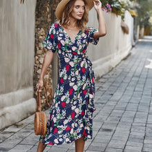 Afbeelding in Gallery-weergave laden, "Anja" Designer-Boho-Kleid