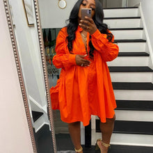 Afbeelding in Gallery-weergave laden, "Alena" Lässiger Blusenkleid