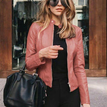 Afbeelding in Gallery-weergave laden, "Marta" Stylische Lederjacke