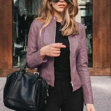 Afbeelding in Gallery-weergave laden, "Marta" Stylische Lederjacke