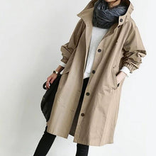 Afbeelding in Gallery-weergave laden, "Monika" Lange Windbreaker Jas