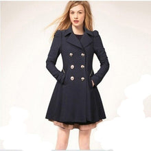 Afbeelding in Gallery-weergave laden, "Lilien" Stillvoller Trenchcoat